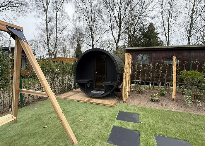 Апартаменты Veluwe - On Park De Eyckenhoff - Private Gardens And Saunas On Nationaal Park De Veluwe - Design With Cosy Setting